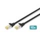 Digitus CAT 6A S/FTP Patch Cable, 10 Pack