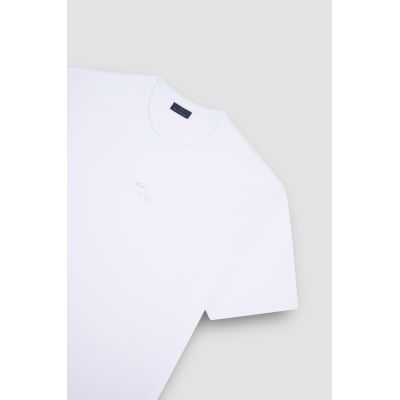 4. Paul&Shark Men's Cotton T-shirt White and Gold 99311008-10E - Classic Cut, Logo