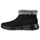 4. Skechers ON-THE-GO JOY FIRST GLANCE Women's Winter Boots in Suede Leather with Fur, Black (144041-BKGY)