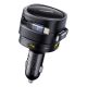 6. Baseus Enjoyment Max 90W Car Charger 2x USB-C + USB-C and Lightning Cable - Black