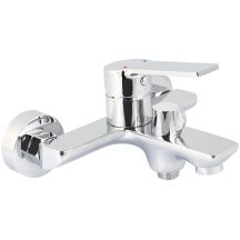 Wall-mounted bathtub faucet