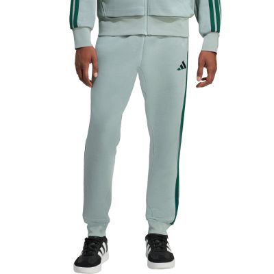 Men's adidas Essentials 3-Stripes Fleece Pants Mint KD4836