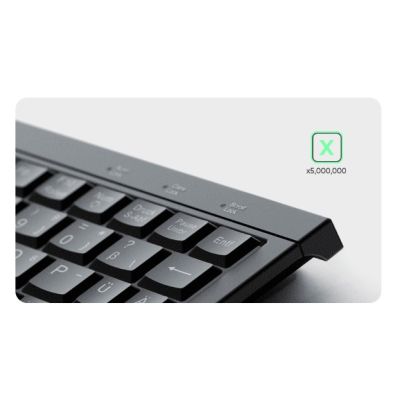 2. KeySonic KSK-3211ELU (DE) Keyboard Home USB QWERTZ German Black