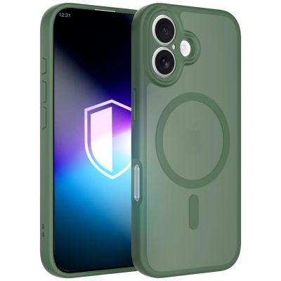 3mk Misty MagCase for iPhone 16 - green