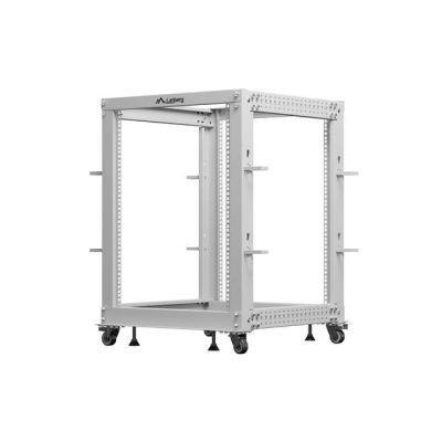 3. LANBERG 19" 15U 600x600-1100 OR01-6115-S rack cabinet adjustable gray