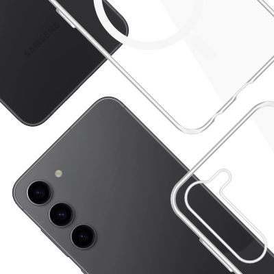 4. 3mk Clear MagCase for Samsung Galaxy S23+ - transparent