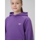 4. Girls' loose sweatshirt with hood 4F 4FJRSS26TSWSF3040-50S