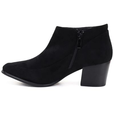 3. Women’s short heeled ankle boots, black, M.Daszyński MR2624-2
