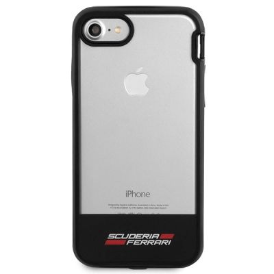 3. Ferrari Racing Shield Case for iPhone 7 / 8 / SE 2020 / SE 2022 - Semi-Transparent