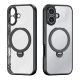 2. Dux Ducis Aimo Mag Case with Magnetic Ring and Stand for iPhone 17 – Black
