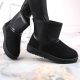 4. Black snow boots on the Big Star W INT1751B platform