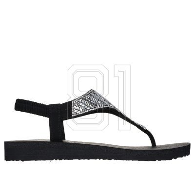 4. Skechers Meditation Sandals - Glamorous Muse W 119774-BLK
