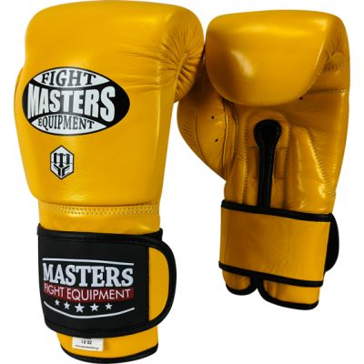 11. RBT-MEX Leather Boxing Gloves 12 oz Yellow