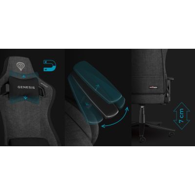 8. GENESIS NFG-2244 gaming chair Gaming chair Upholstered seat