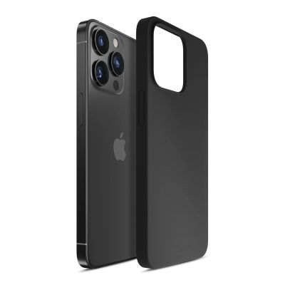 14. 3mk Silicone Case for iPhone 16 Pro - Black