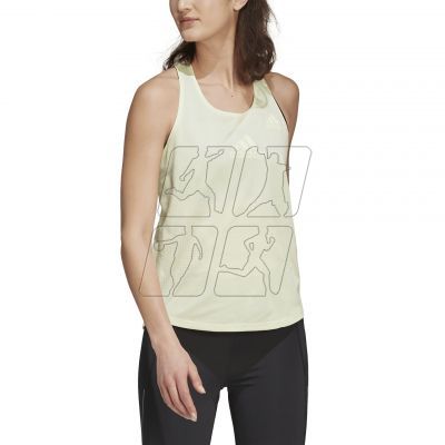 5. Adidas Parley Adizero Run Tank Top W HB9307