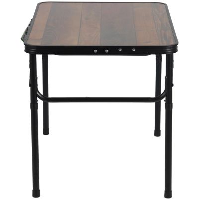 6. FOLDABLE CAMPING TABLE 75X55X25-59CM WOOD