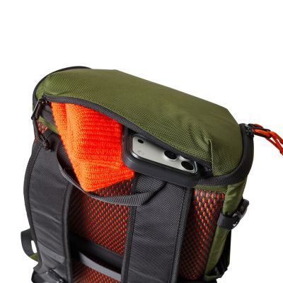 6. Urban Armor Gear 984174117297 Backpack Travel Backpack Olive, Orange Nylon