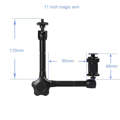 3. Clamp holder for camera, camera, microphone