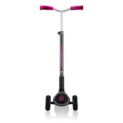 22. Globber Master Prime 3-Wheel Scooter / Black - Neon Pink 664-110