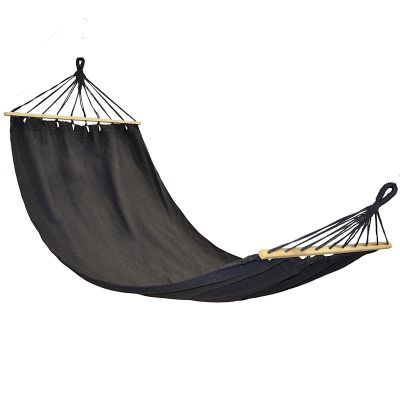 9. GARDEN HAMMOCK 1 PERSON 200X100CM WITH SPREADER 1064055 ANTHRACITE