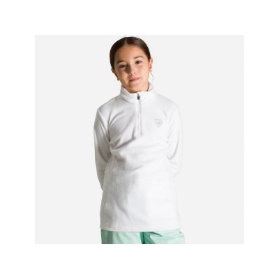 3. ROSSIGNOL Girl 1/2 Zip Fleece Sweatshirt White