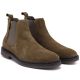 8. Men's leather Chelsea boots, khaki, Big Star UU174277