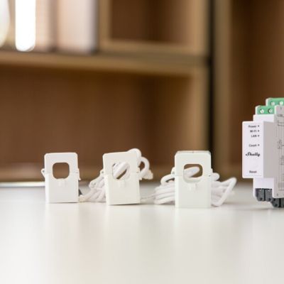 5. Shelly 3EM 3-Phase WIFI Electricity Consumption Meter
