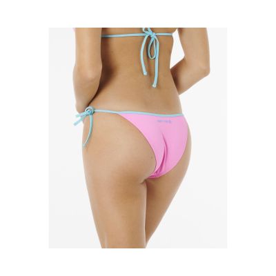 3. Women's RIP CURL Surf Puff Cheeky Bikini Bottoms Pink