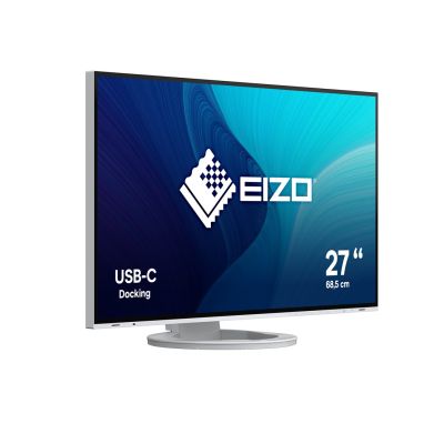 8. EIZO FlexScan EV2781-WT Monitor - 68.6 cm (27") - 2560 x 1440 pixels - Quad HD - LED - 5 ms - White