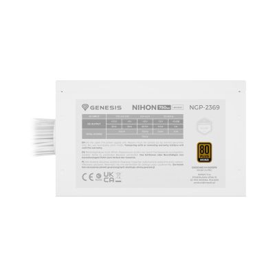 12. GENESIS NIHON 750W 80+ BRONZE ATX 3.1 POWER SUPPLY