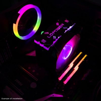 13. LC-Power LC-CC-120-ARGB-PRO Computer Cooling System Processor Cooler/Fan 12 cm Black