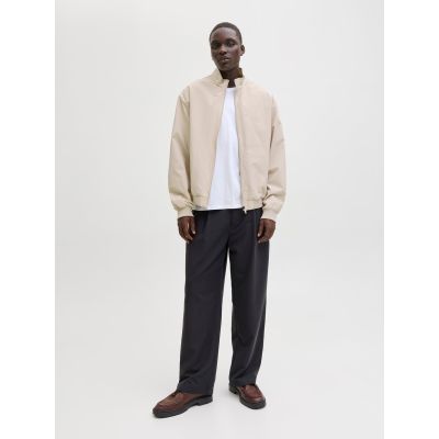 5. Jack&Jones men's bomber jacket JJECHARGE STAND COLLAR BOMBER NOOS 12288895 MOONBEAM