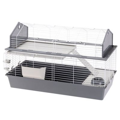 7. FERPLAST Barn 120 - two-story cage for guinea pigs and rabbits