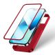 4. Joyroom 360 Full Case front and back cover for iPhone 13 + tempered glass screen protector red (JR-BP927 red)