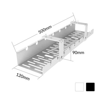 4. ACTIVEJET CMP502 desk cable organizer black