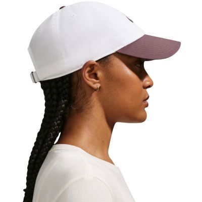 Nike Club Cap White and Purple FB5368 104
