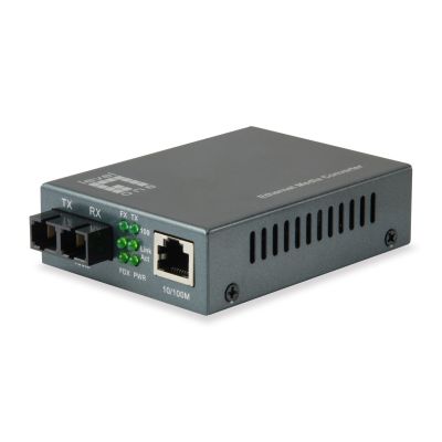 LevelOne FVT-1101 network converter 100 Mbit/s 1310 nm Multifunctional Black