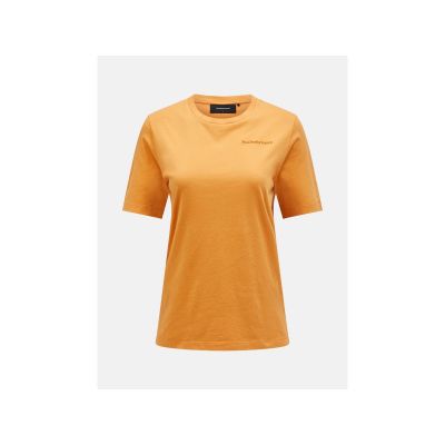 Peak Performance W Original Small Logo Tee Orange