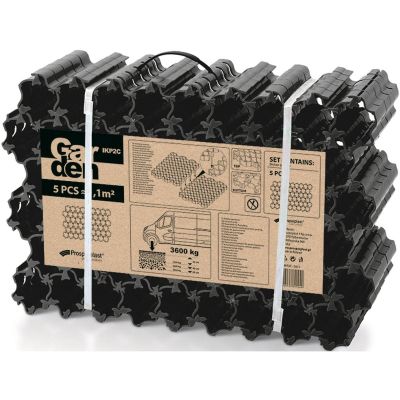 23. DRIVE-IN/PARKING GRILL 5 PCS BLACK