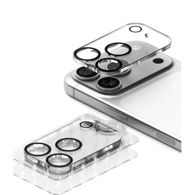 3. Ringke Camera Full Cover 2-Pack Tempered Glass for iPhone 18 Pro - Black