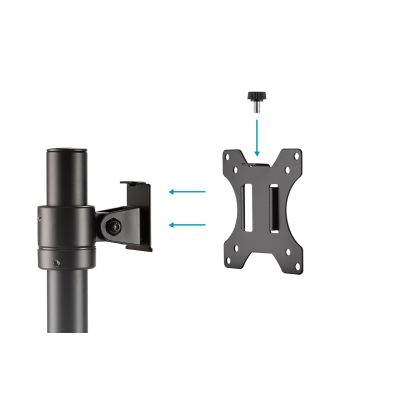 7. Digitus Universal Single Column Monitor Mount