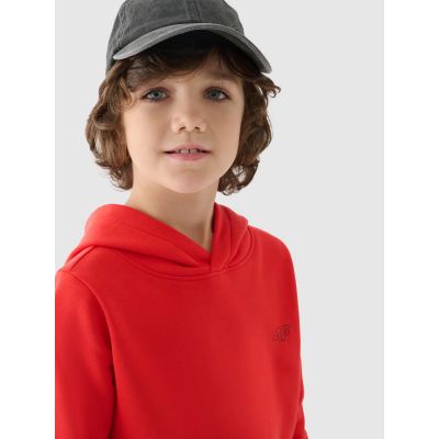 2. Boy's sweatshirt with hood, open, 4F Junior 4FJWMM00TSWSM1292-70S
