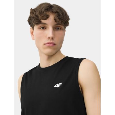 6. Men's sleeveless shirt (SET OF 3 T-SHIRT) 4F 4FWSS25TSLEM288-90S