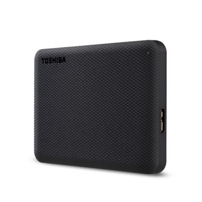 3. Toshiba Canvio Advance External Hard Drive 4 TB 2.5" USB Type-A 2.0/3.2 Gen 1 (3.1 Gen 1) Black