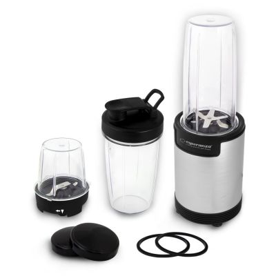 9. Esperanza NUTRI BOMB EKM030 sports blender for grinding (900W; black and silver)