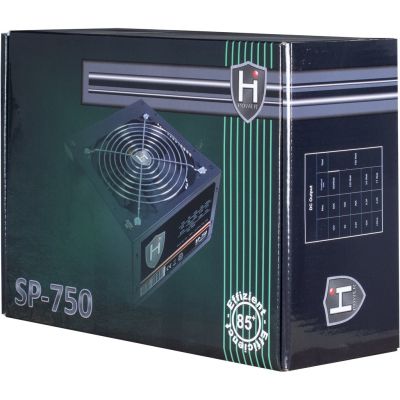 4. Inter-Tech HIPOWER SP-750 Power Supply - 750 W - 100 - 240 V - 50 - 60 Hz - 10 A - Active - 120 W