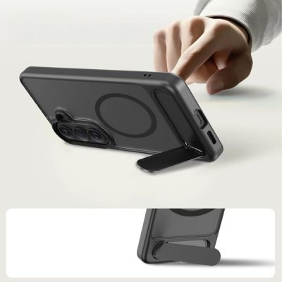 13. Tech-Protect MagRack MagSafe Case for Samsung Galaxy S26 - Matte Black