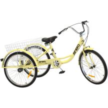 24-INCH VANILLA 3-WHEEL BIKE 1-SPEED