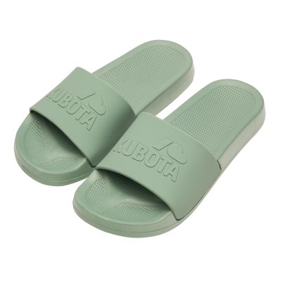 5. Kubota basic plain pastel green pool flip-flops K25SS-101-001-17-1